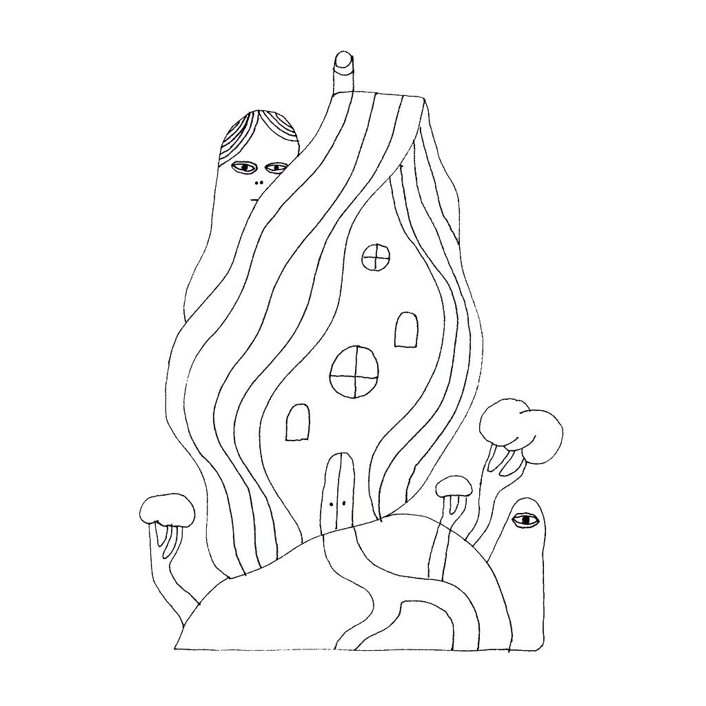 Casa-persona que vigila