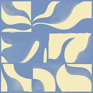 Abstract bleu (M)