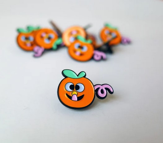 Lil orange nose licker PIN