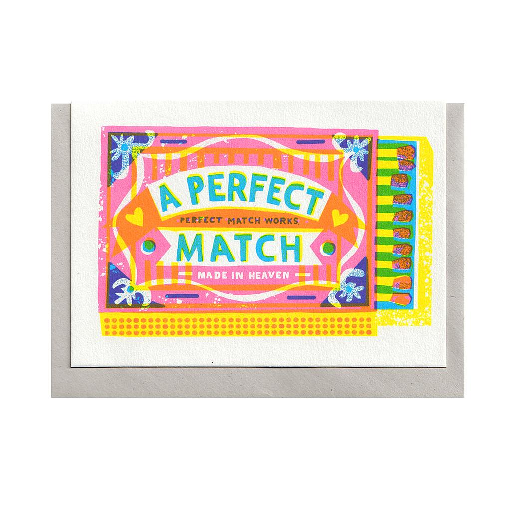 A perfect match card