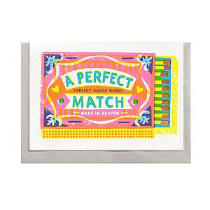 A perfect match card