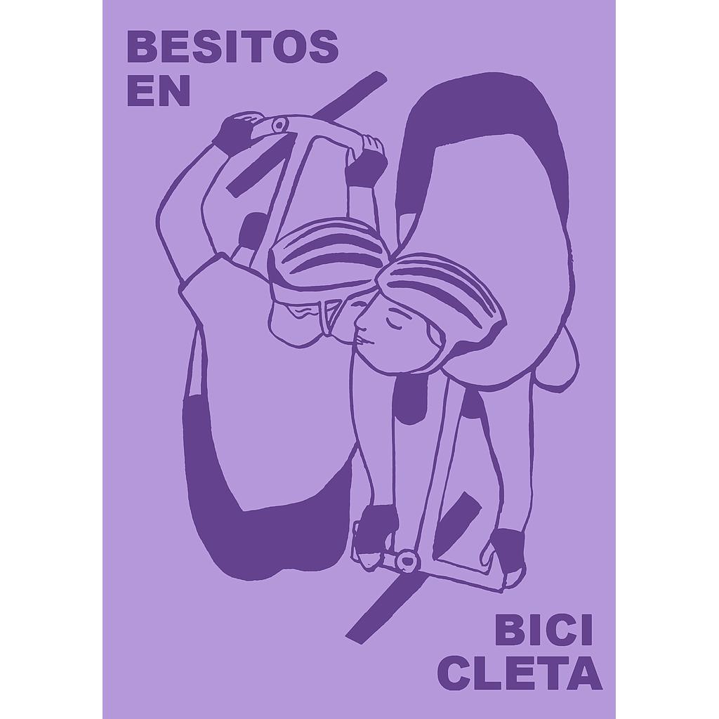 Besitos en bicicleta - violeta (S)