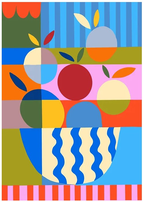 Colour block Mandarines (L)