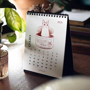 Calendario de mesa 2026