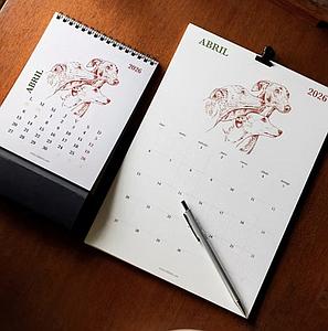 Calendario de pared 2026