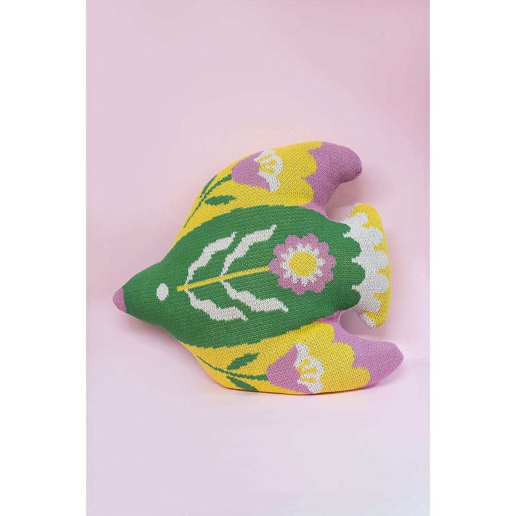 Cojín Folk Green
