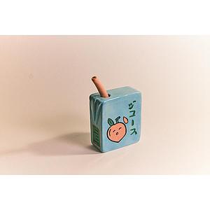 Zumo azul damasco con gota