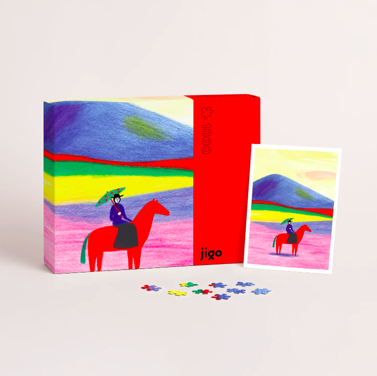 CHEVAL ROUGE by Anne Laval (L)