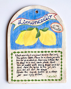Limoncello Recipe Tile