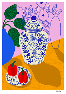Porcelain and peppers (S)