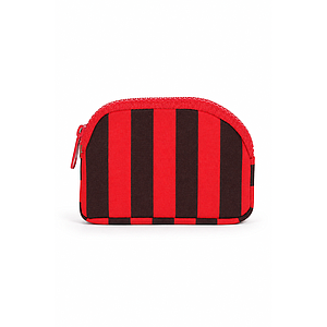 Monedero rayas rojo 