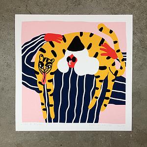 Girl and tiger (S)